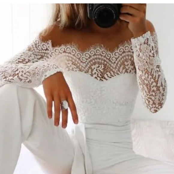 Off shoulder jumpsuit - Picture 6 of 6